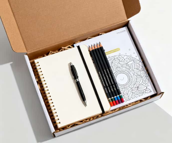 A digital detox gift box filled with engaging screen-free activities to help her unwind.