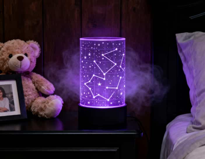 A personalized constellation night light for your girlfriend's bedside.