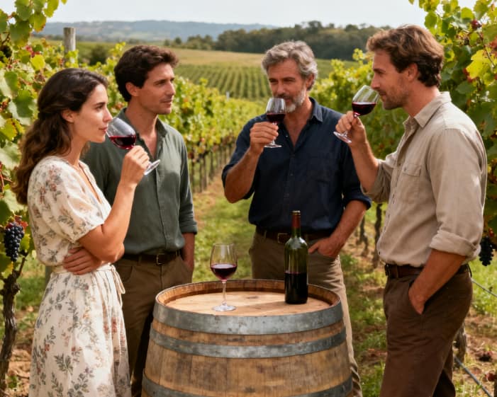 Private winery tour and tasting with the winemaker for couples.