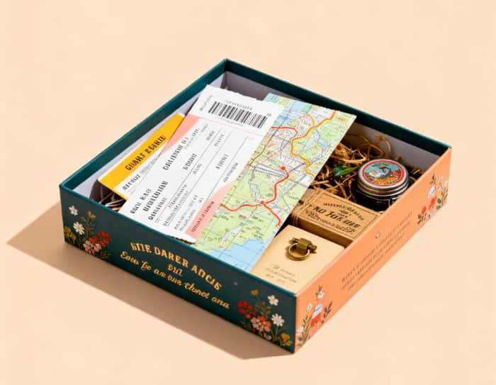 Curated city mystery box with vouchers