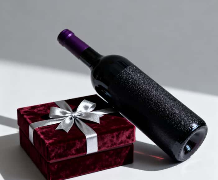 Gourmet chocolate and wine pairing for a last-minute romantic gift