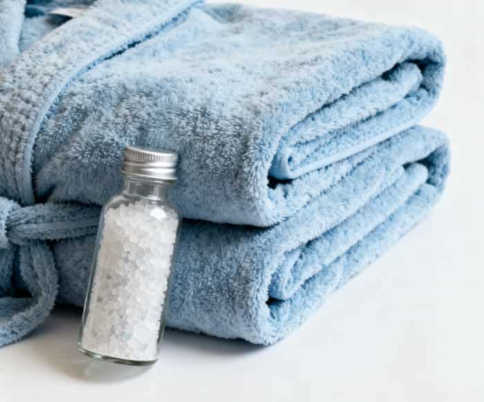 Luxurious bathrobe and soak set for a thoughtful spa experience at home