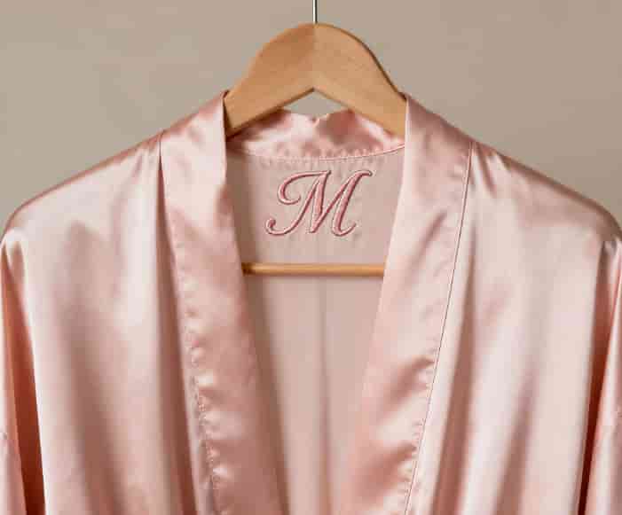 Customized silk robe for luxurious and cozy comfort