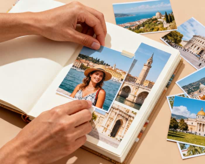 Creating a custom national park memory scrapbook