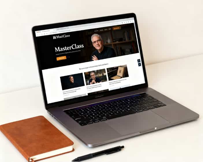 Online Masterclass pass as a thoughtful last-minute gift for her hobbies