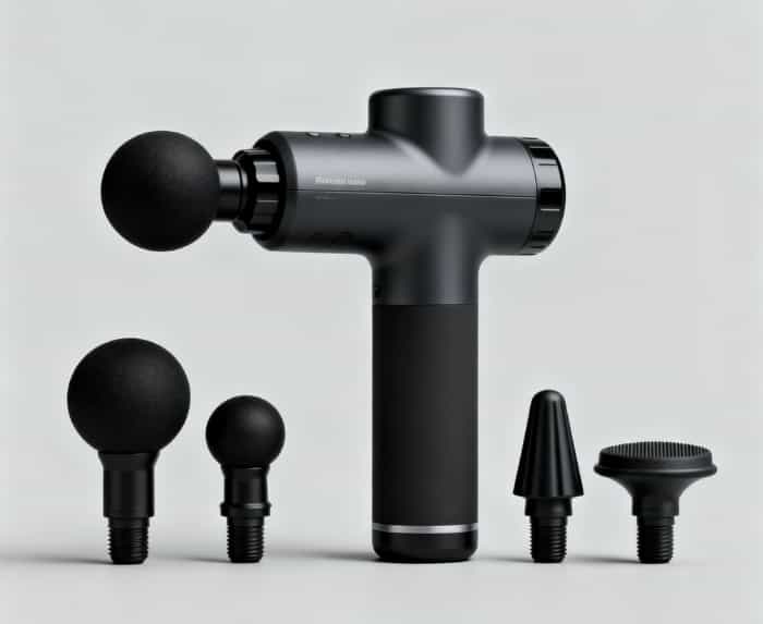 High-end massage gun relieving muscle tension