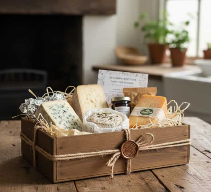 Artisan cheese of the month club box