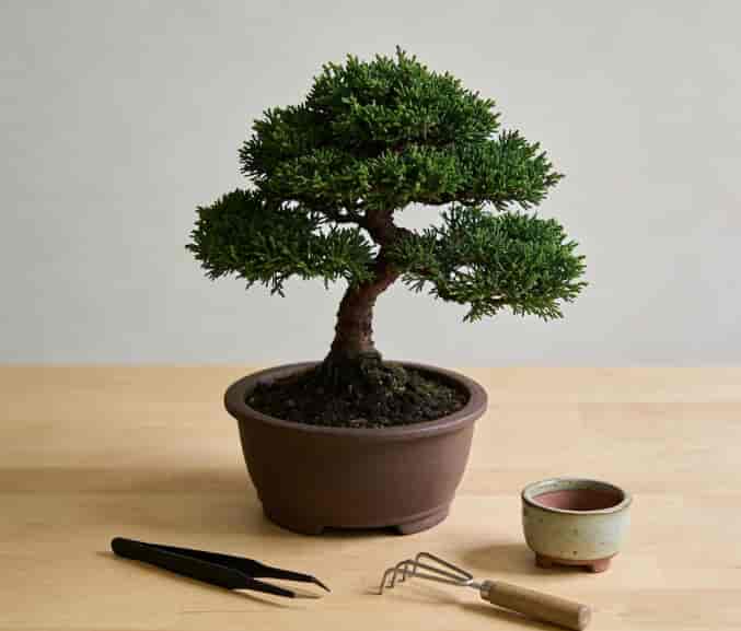 Bonsai tree starter kit with tools
