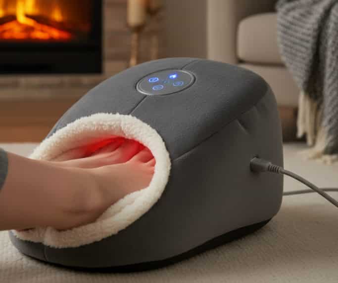 Cozy Valentine's Day gift: heated foot warmer and massager