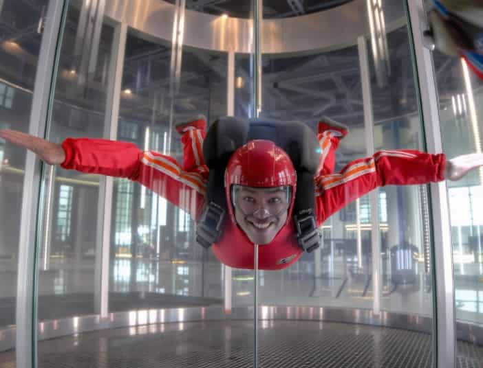 Indoor skydiving experience gift for thrill-seekers