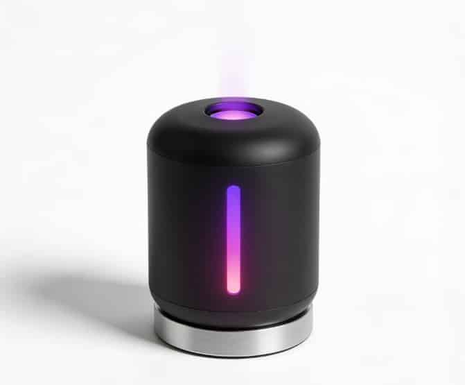 Modern smart diffuser with glowing light