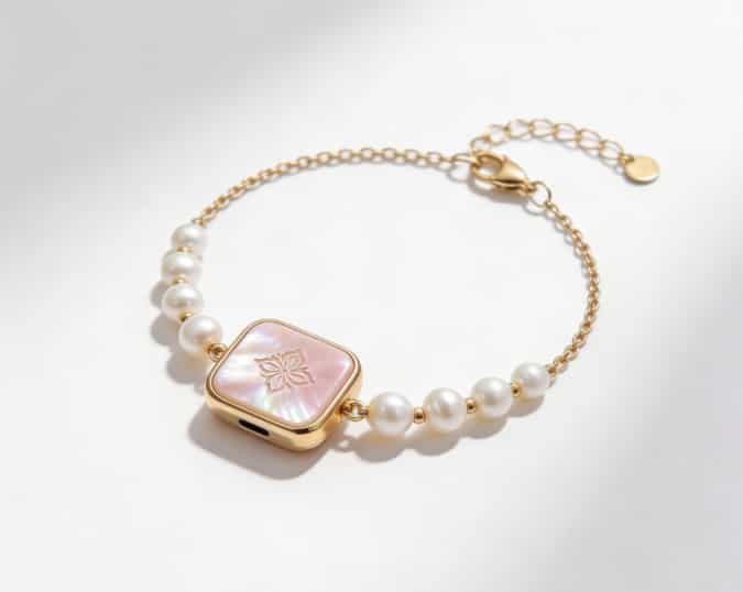 Elegant Valentine's Day gift: Bluetooth tracker jewelry