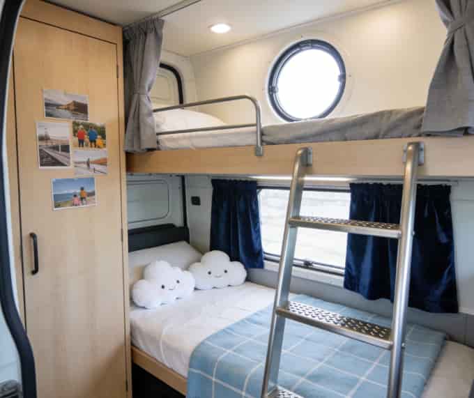 Cozy camper van rental for a weekend getaway