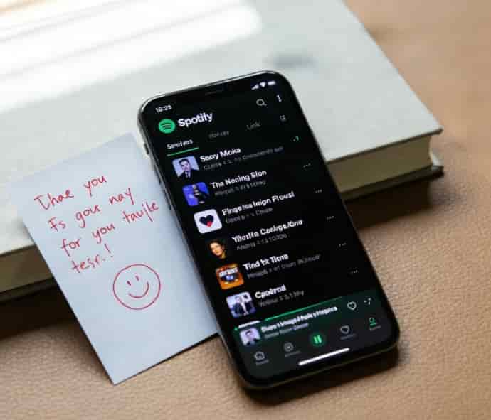 Custom Spotify playlist gift card