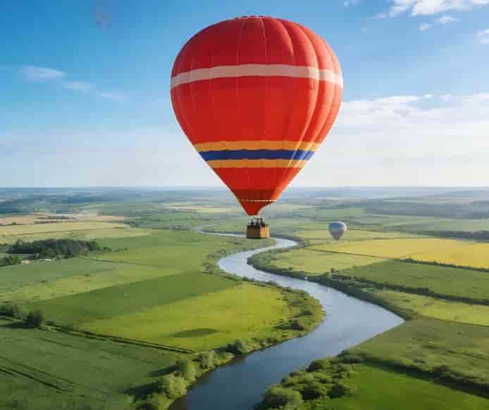 Hot air balloon ride gift certificate