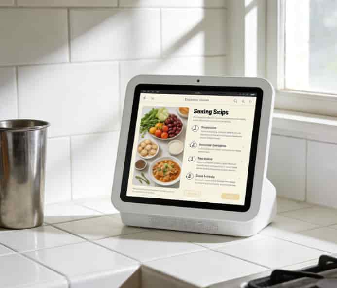 Smart display for kitchen