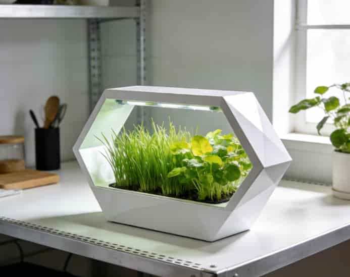 Smart indoor herb garden kit