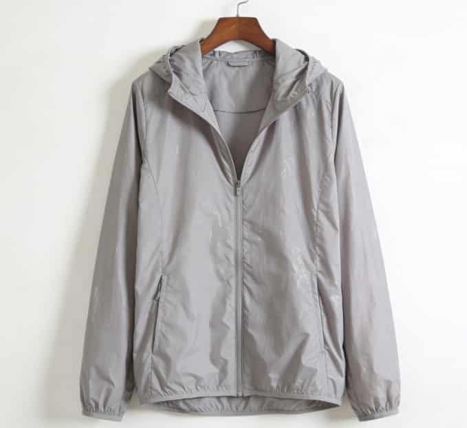 Lightweight running jacket for spring weather