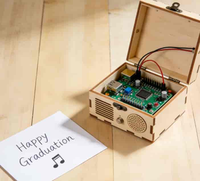 DIY programmable digital music box kit creative graduation gift for her
