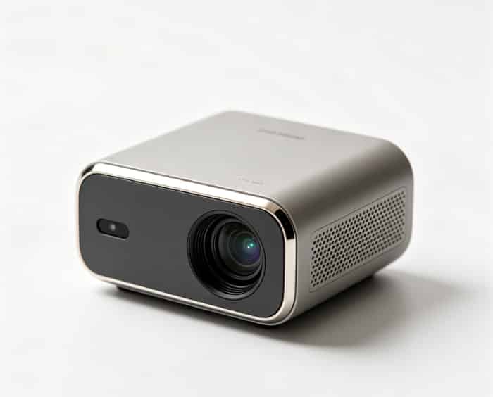 Mini portable projector for home movie nights
